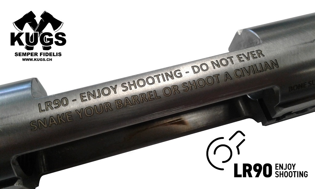 Das LR90-Gewehr ist das erste vollständig beidhändig bedienbare Gewehr der Welt